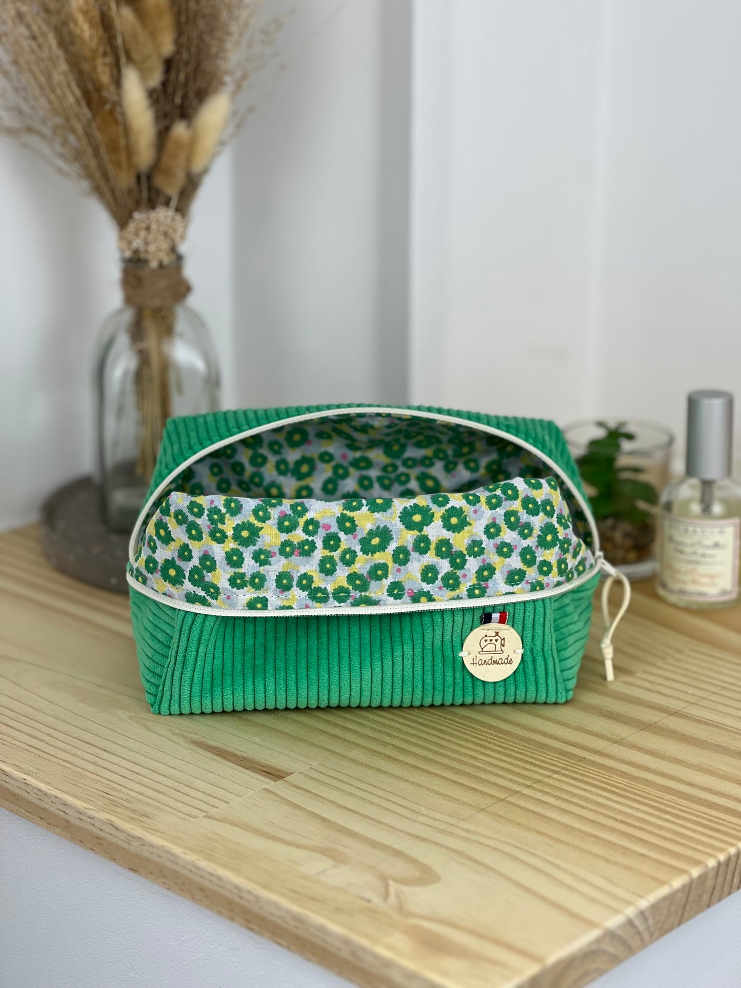Trousse de maquillage velours