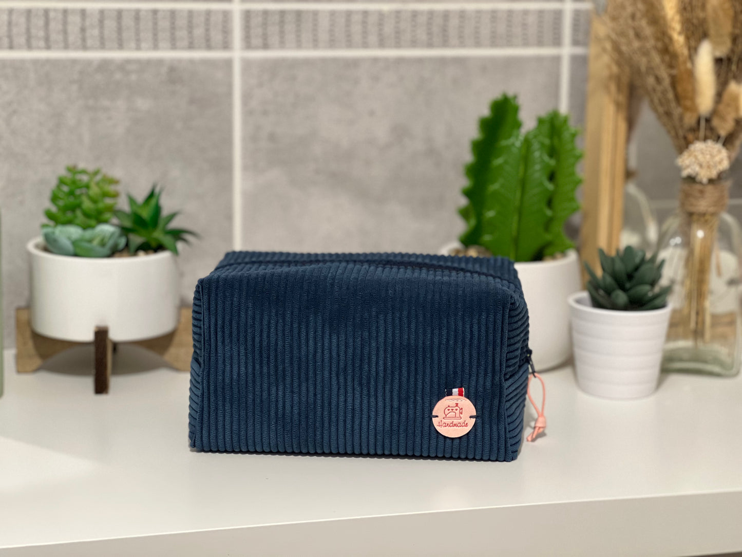Trousse de maquillage velours