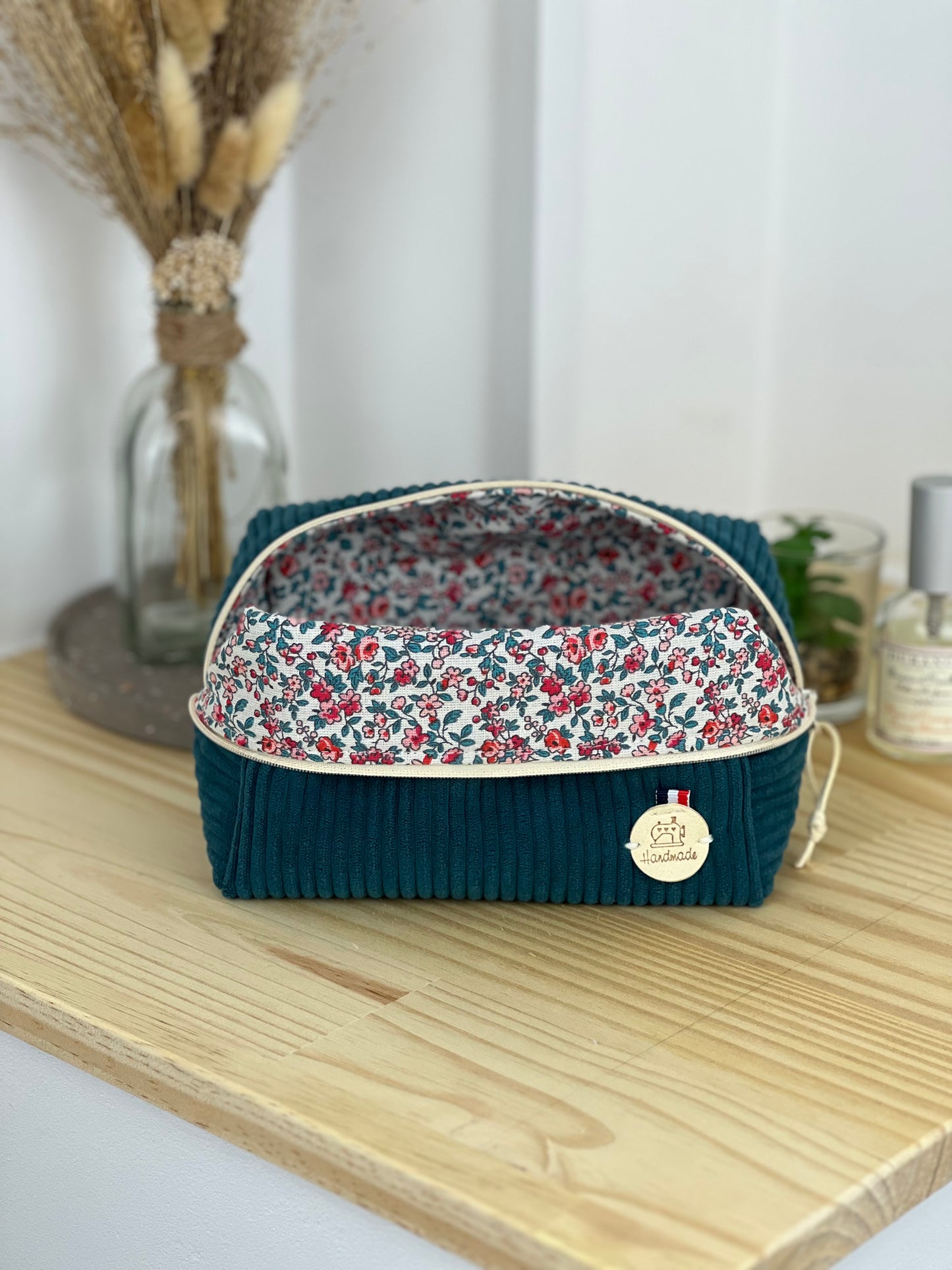 Trousse de maquillage velours