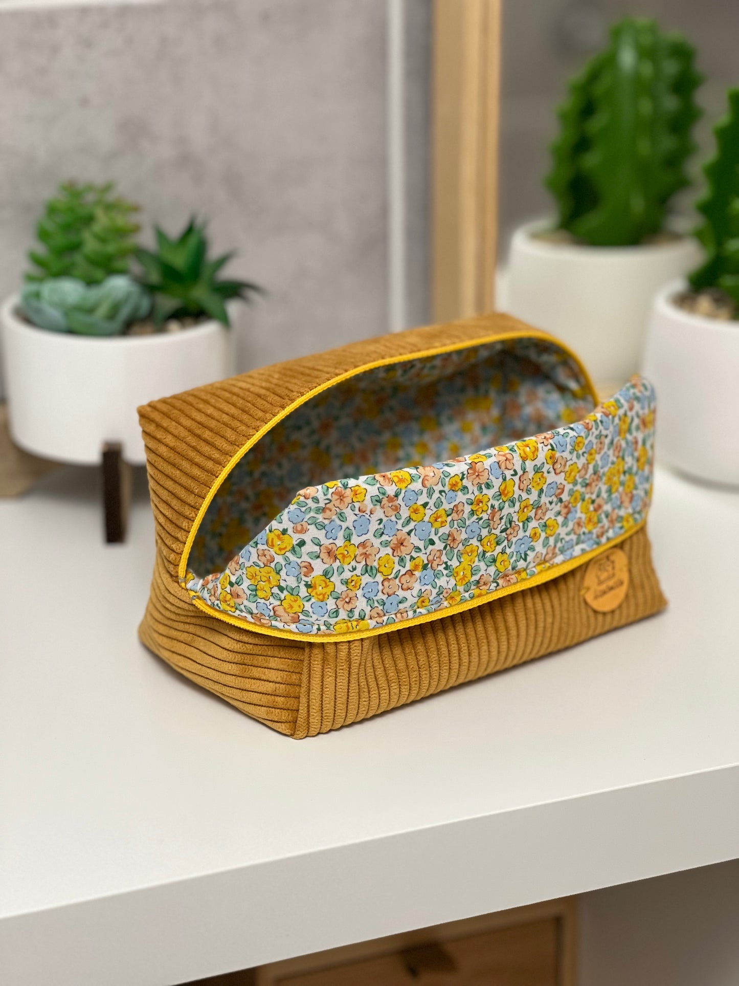 Trousse de maquillage velours