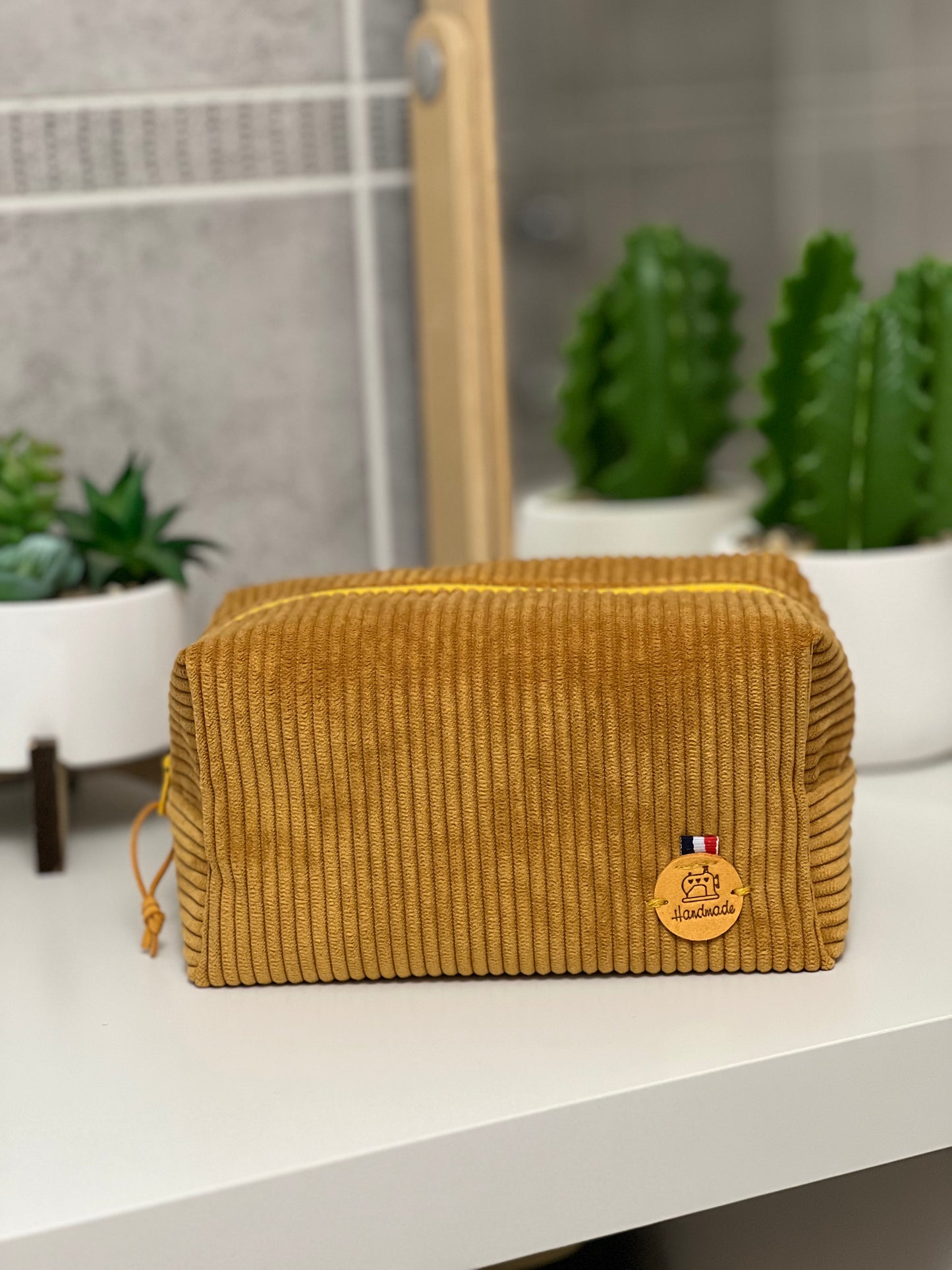 Trousse de maquillage velours