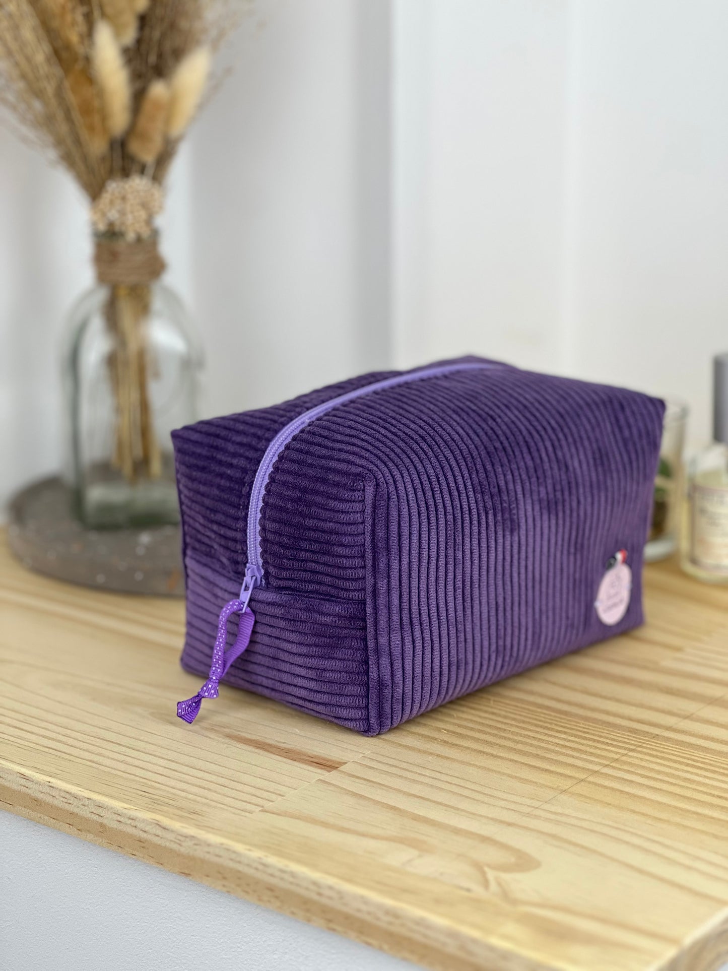 Trousse de maquillage velours