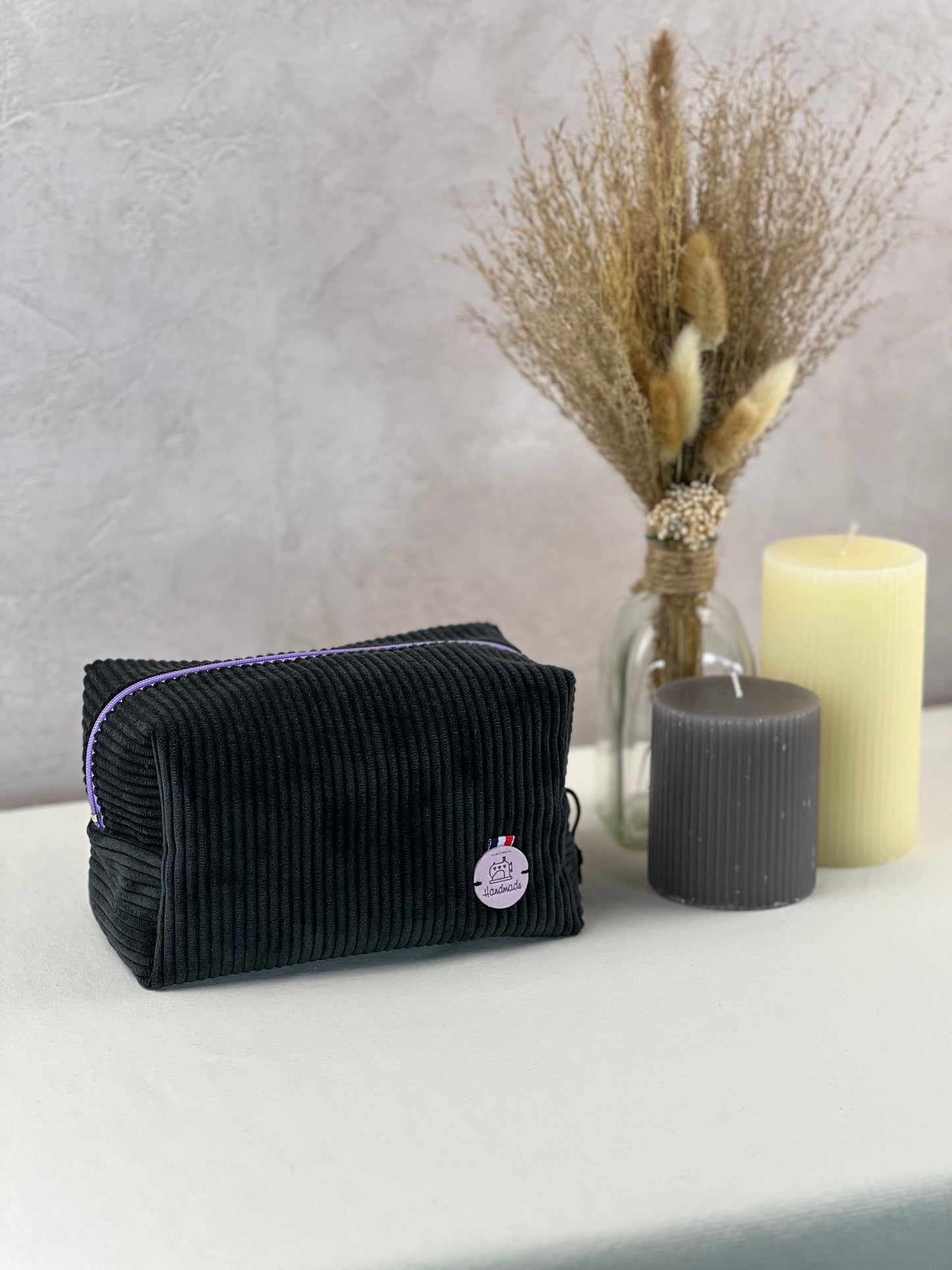 Trousse de maquillage velours