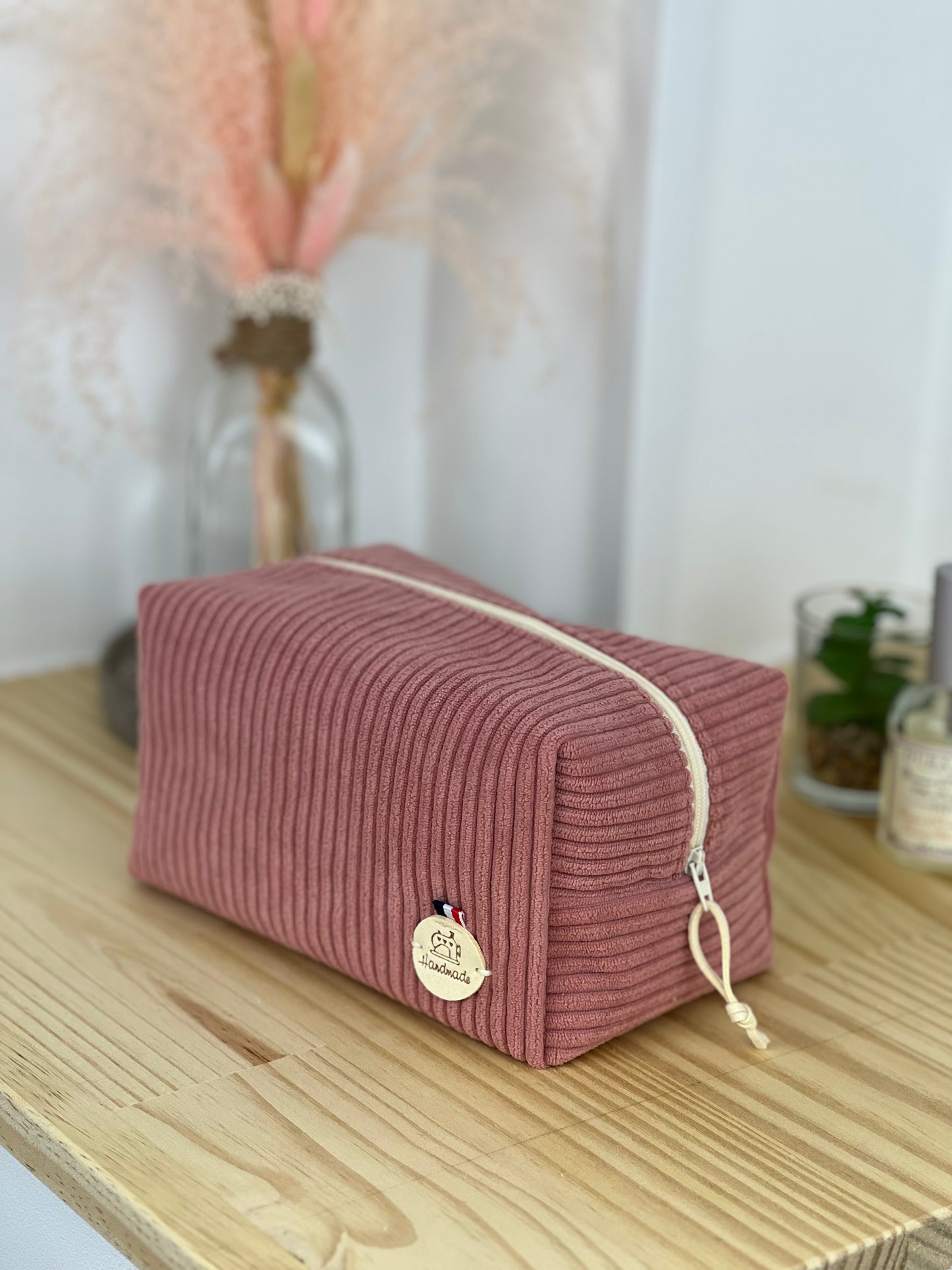 Trousse de maquillage velours