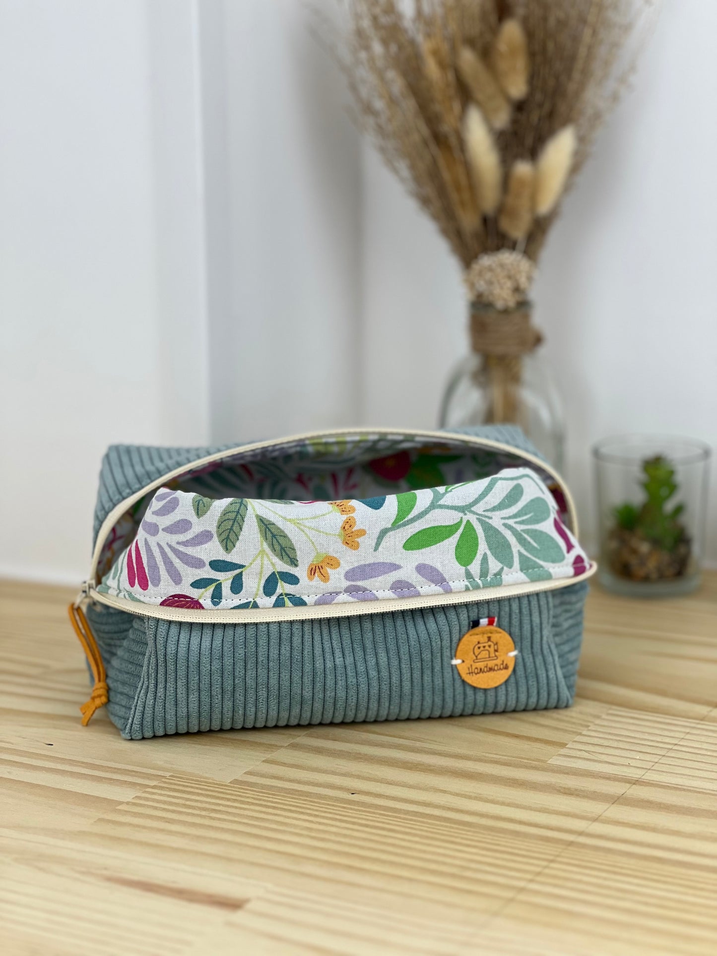 Trousse de maquillage velours