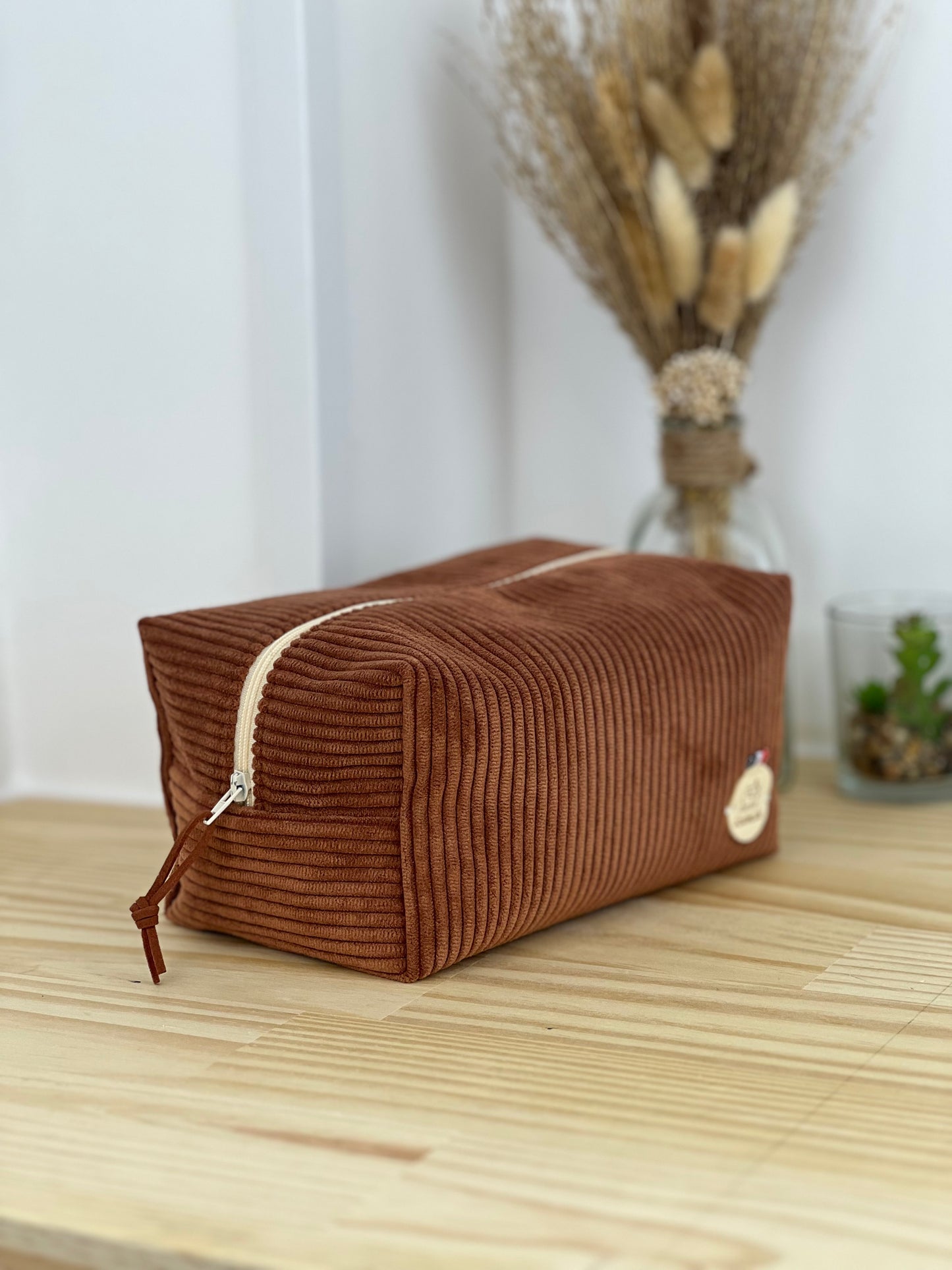 Trousse de maquillage velours