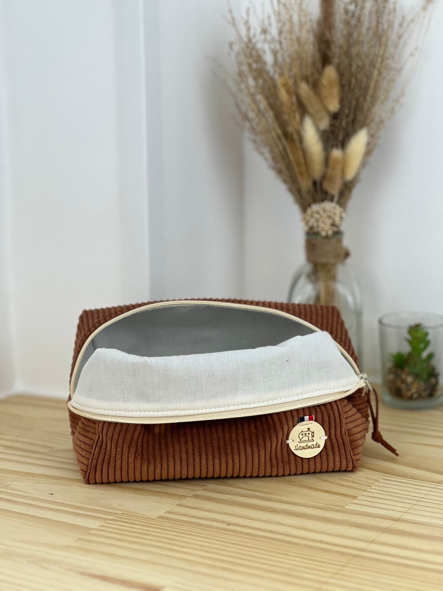 Trousse de maquillage velours