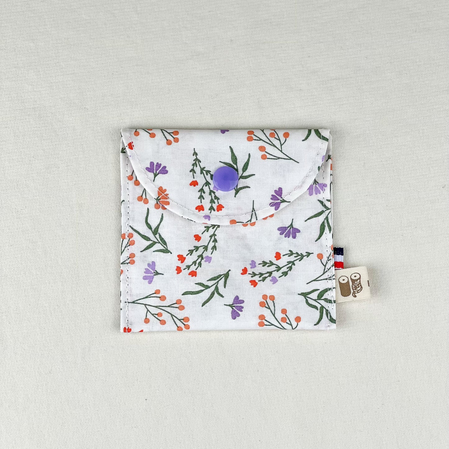 Pochette à savon FLEURS MAXI