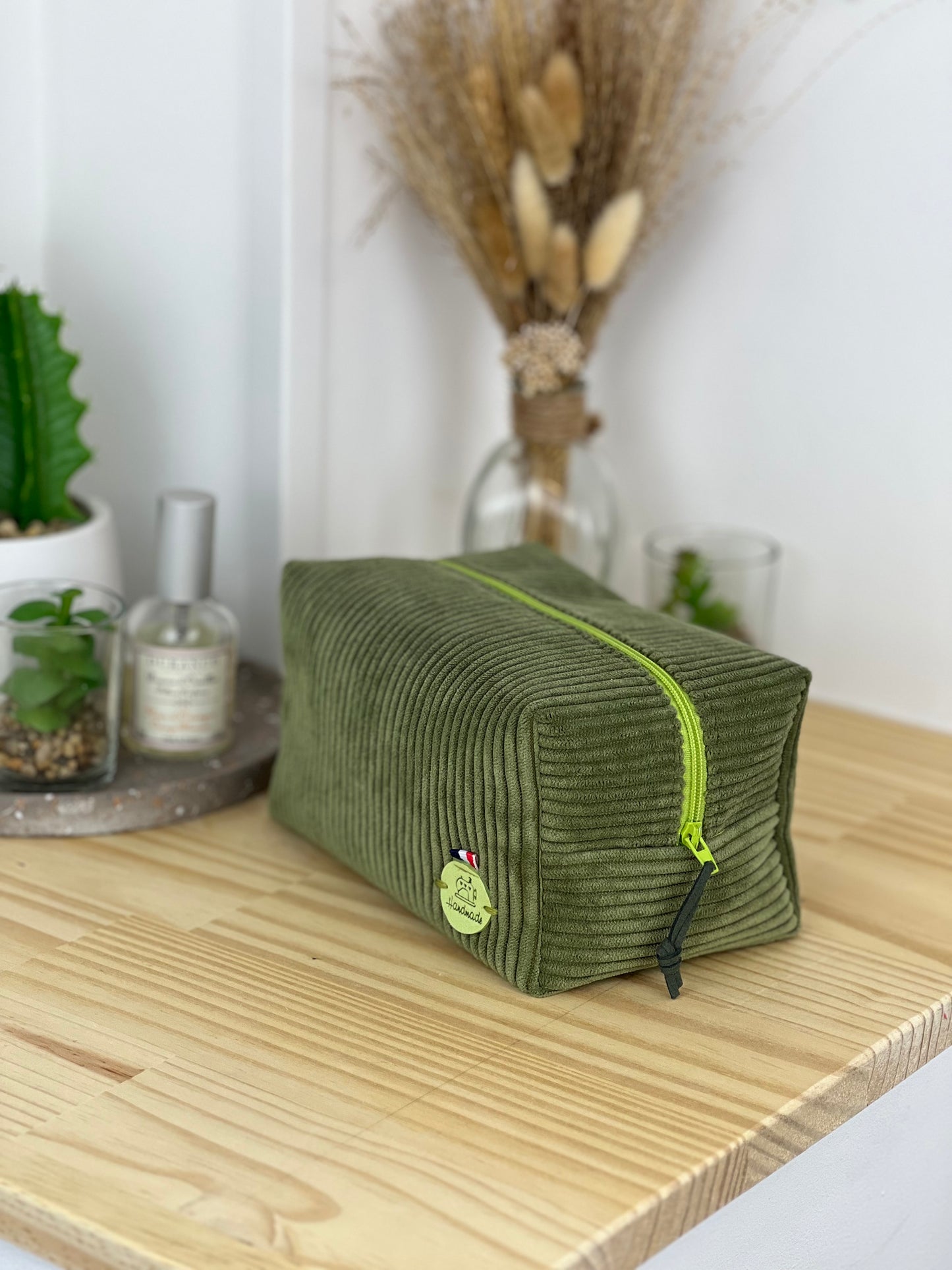 Trousse de maquillage velours