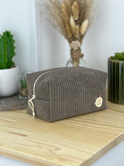 Trousse de maquillage velours
