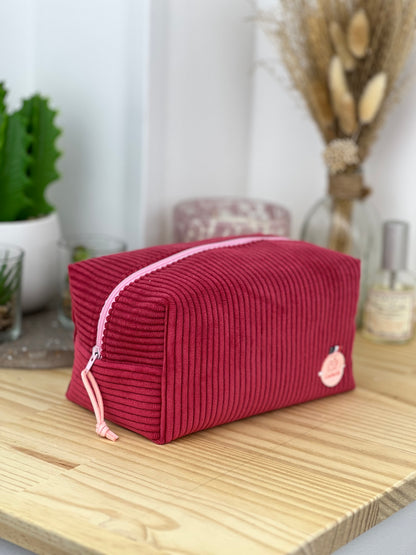 Trousse de maquillage velours