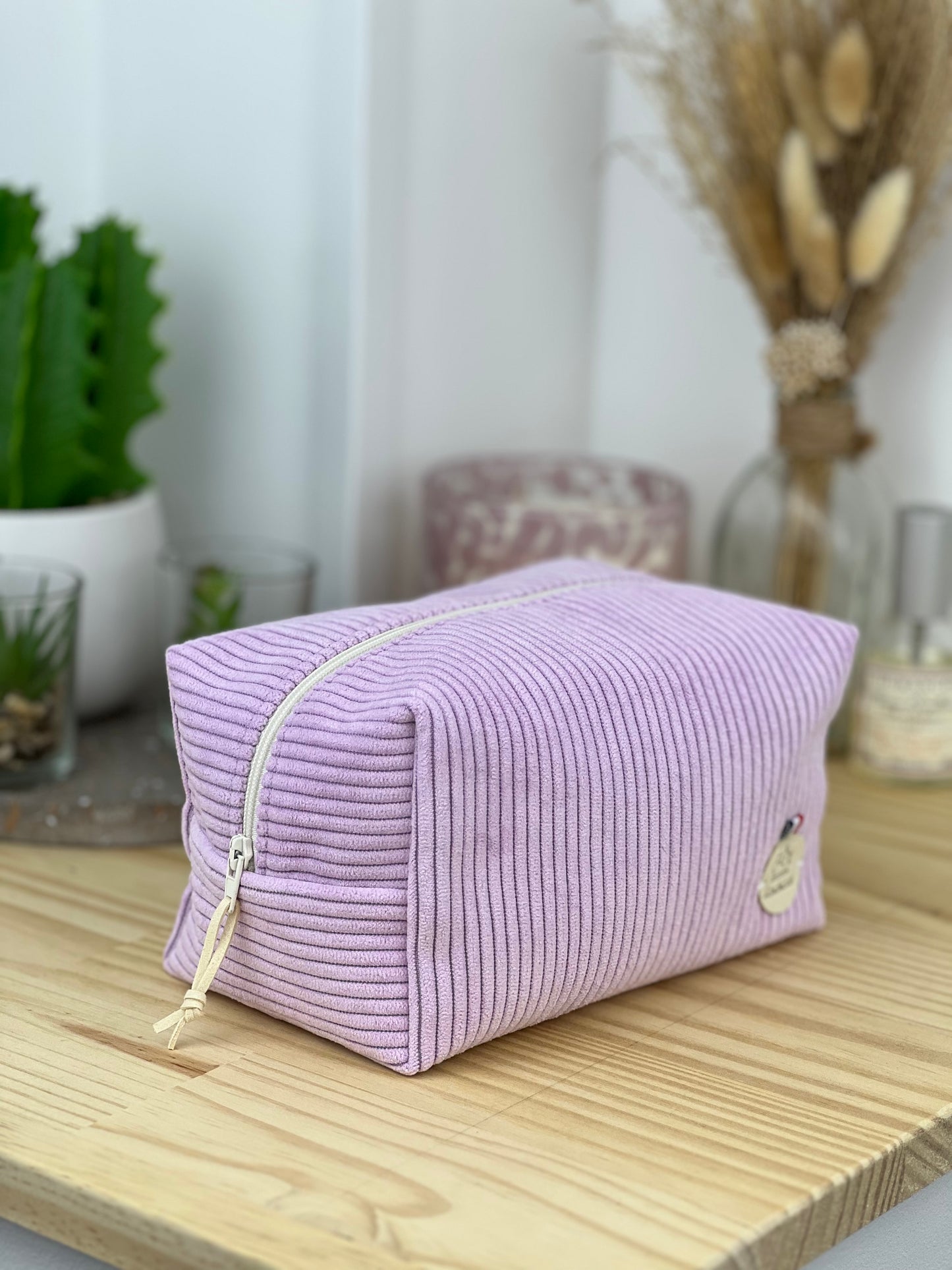 Trousse de maquillage velours