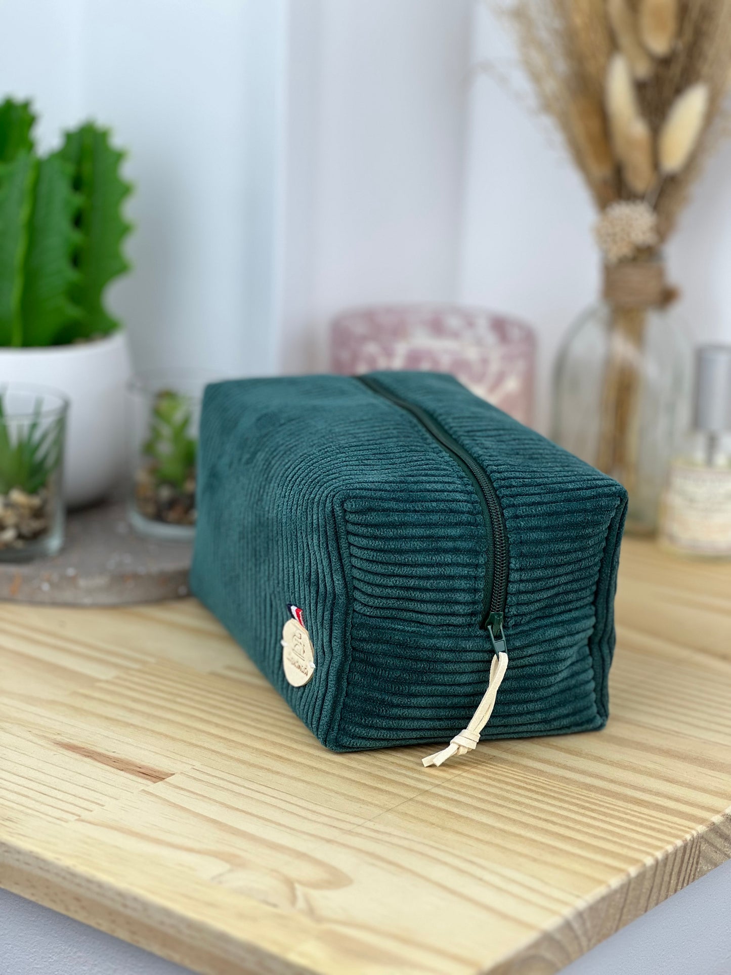 Trousse de maquillage velours
