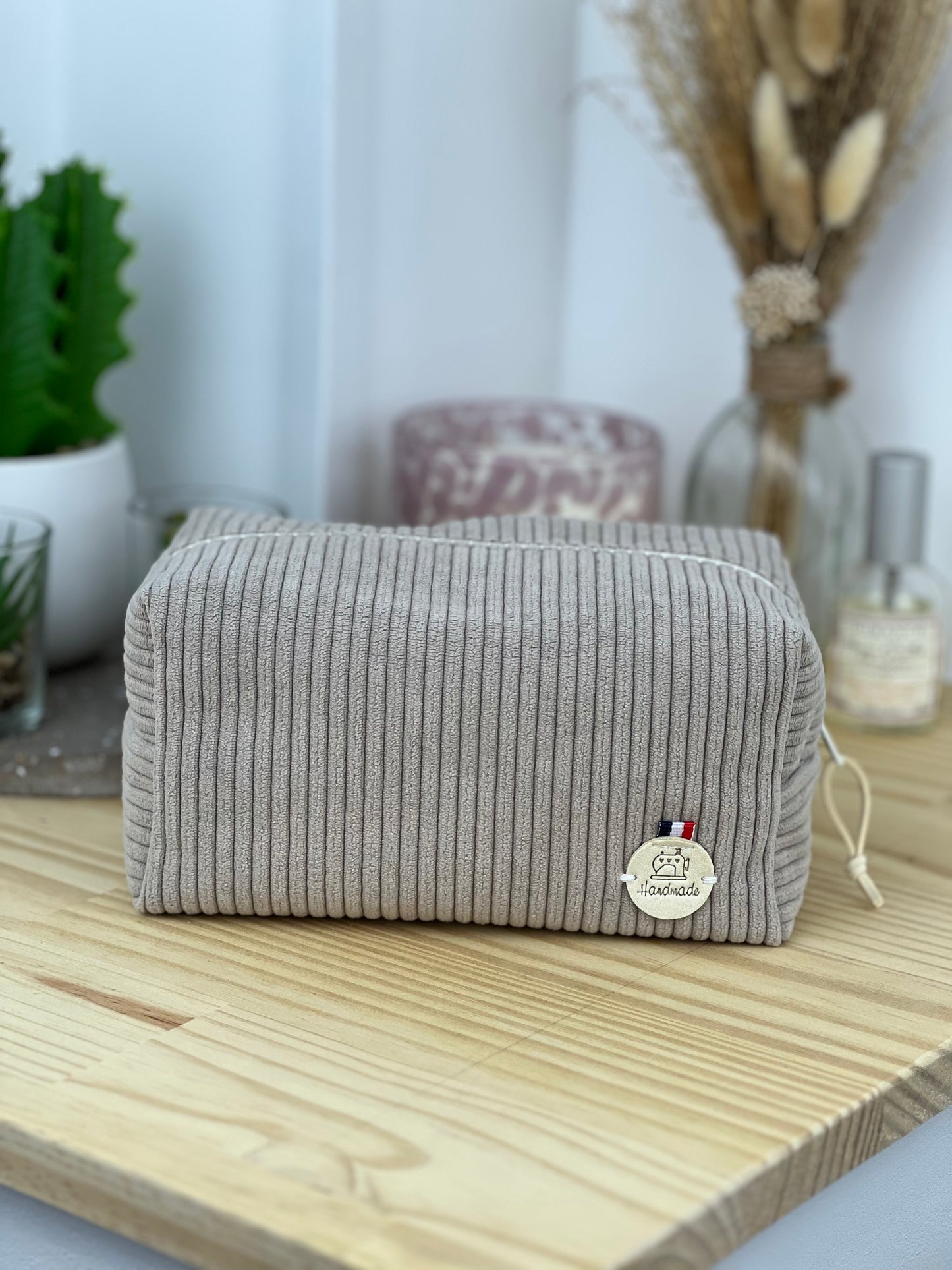 Trousse de maquillage velours